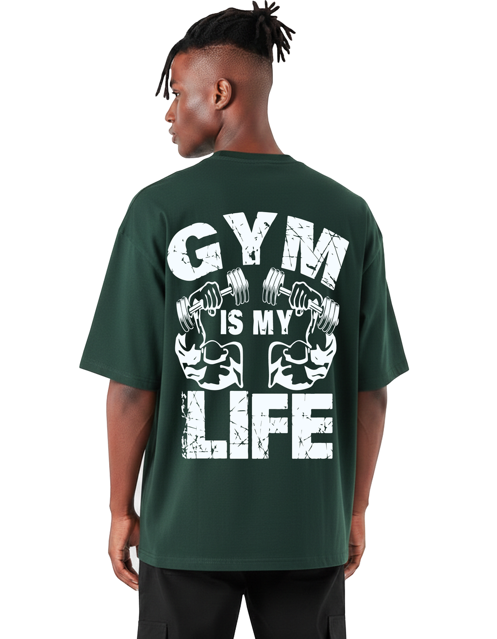 GYM LIFE VERDE BOTELLA