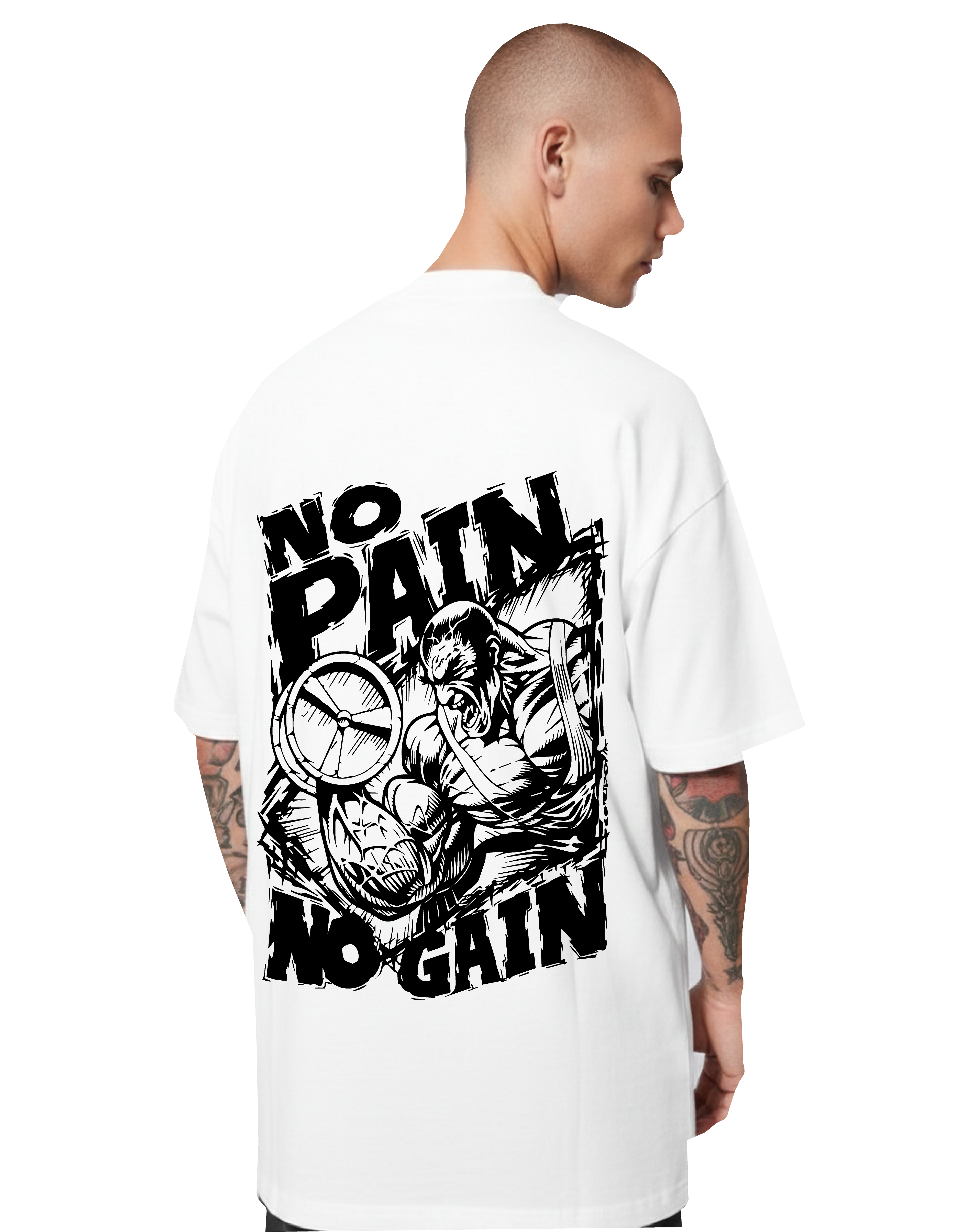 NO PAIN NO GAIN BLANCA