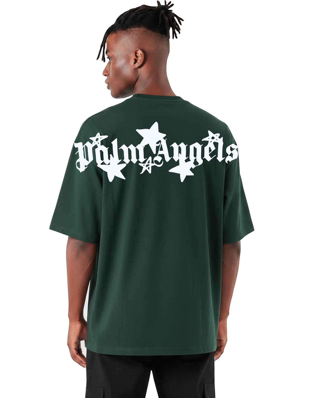 PALM ANGELS STAR VERDE BOTELLA
