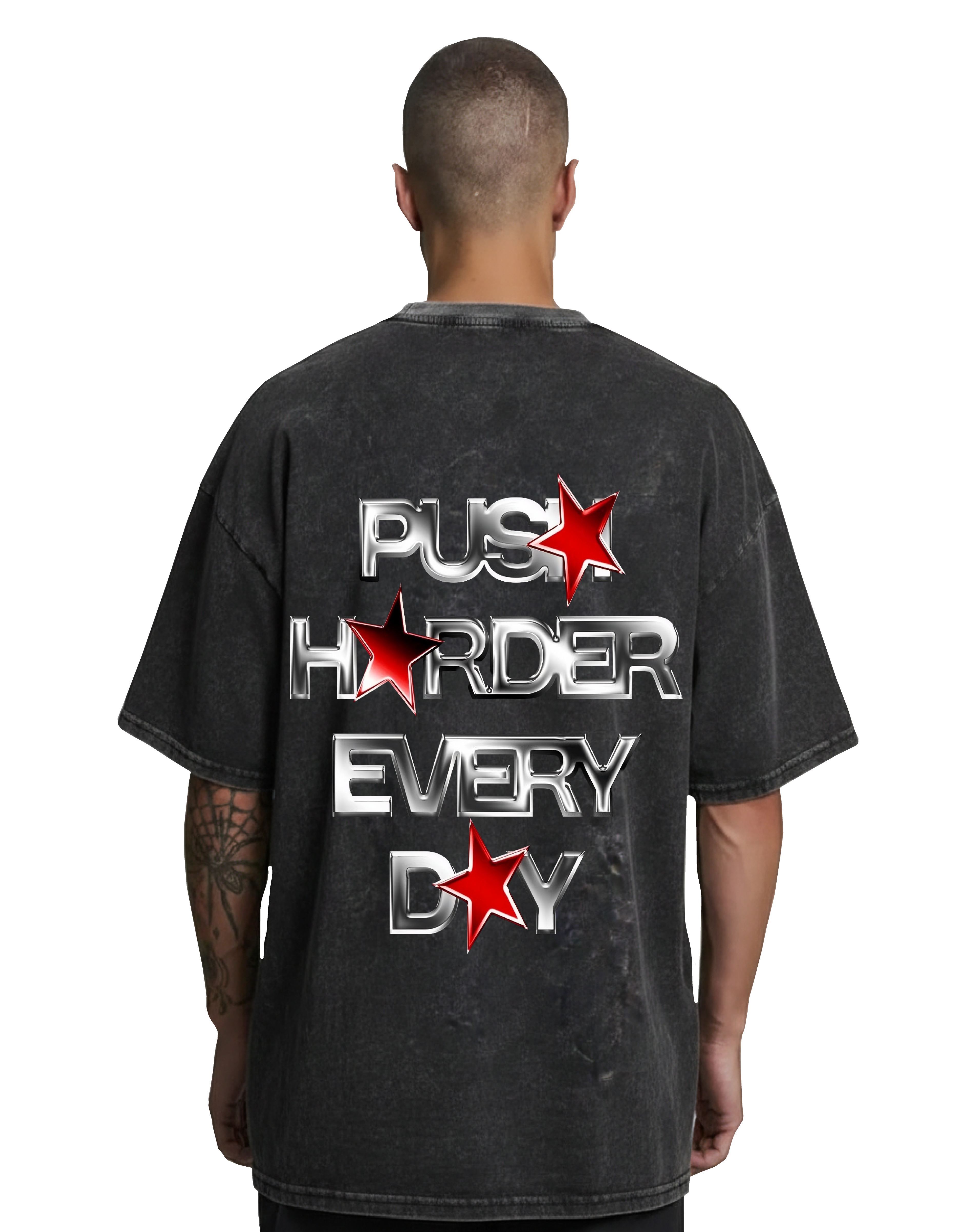 PUSH HARDER NEGRO