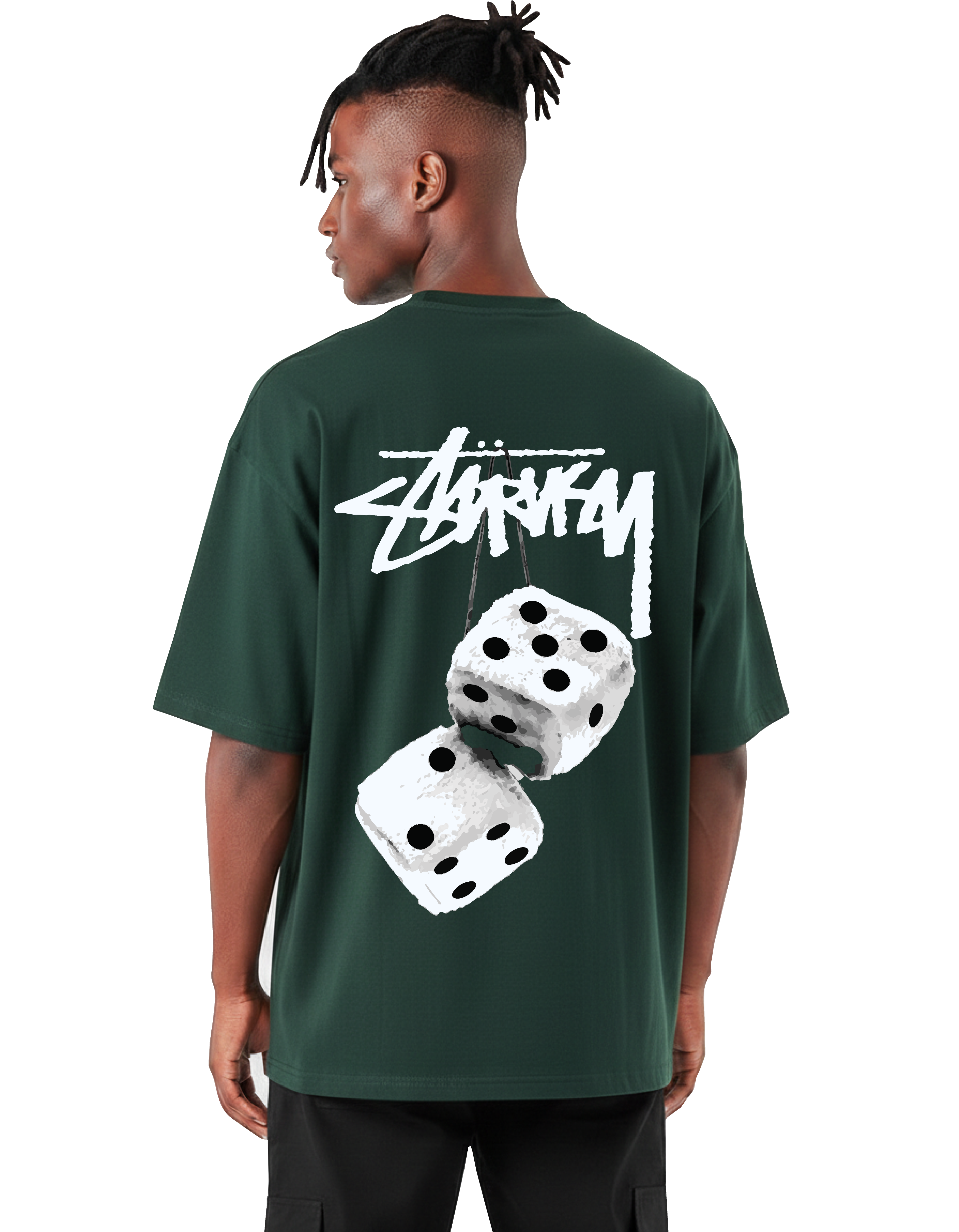 STUSSY DADOS VERDE BOTELLA