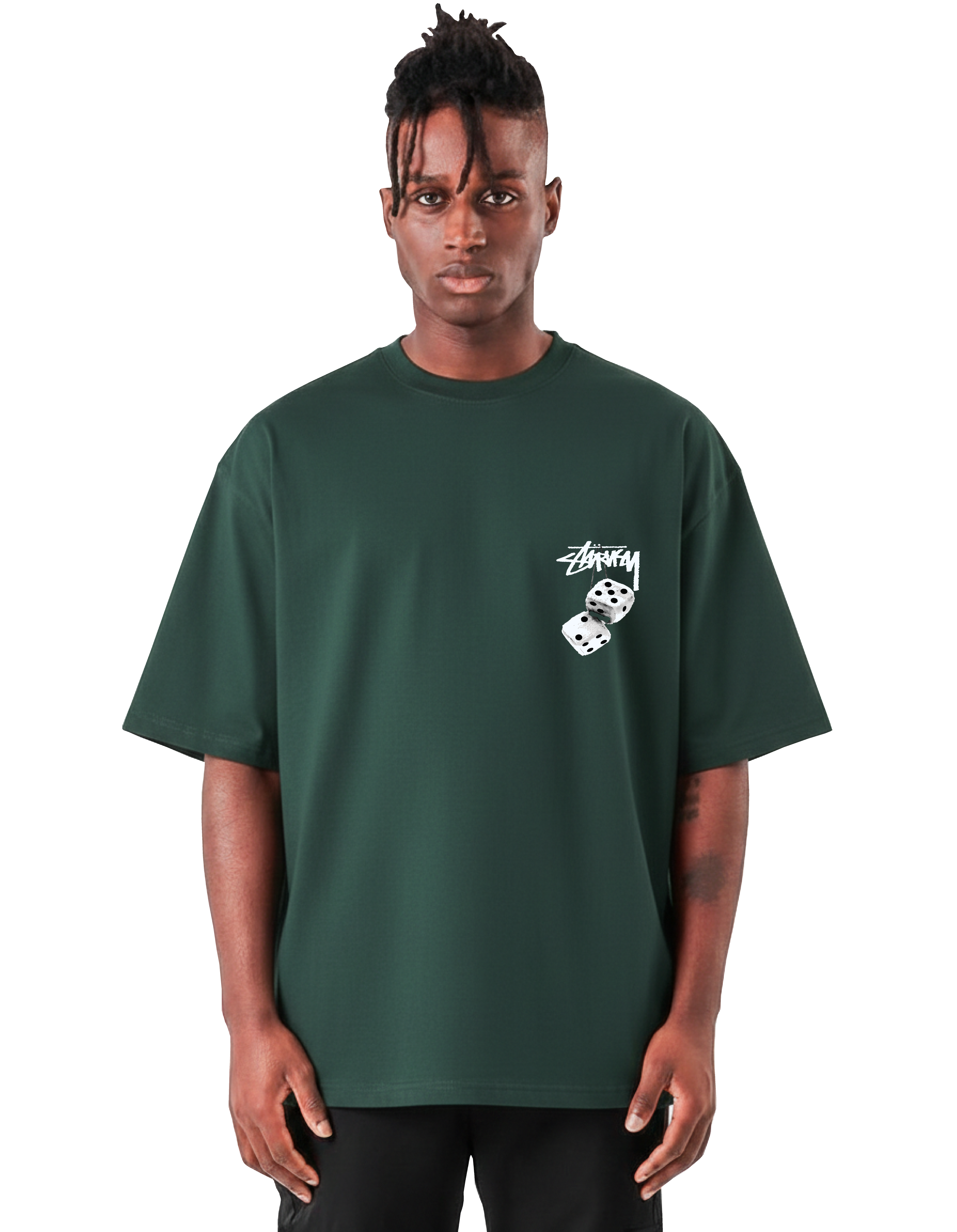 STUSSY DADOS VERDE BOTELLA