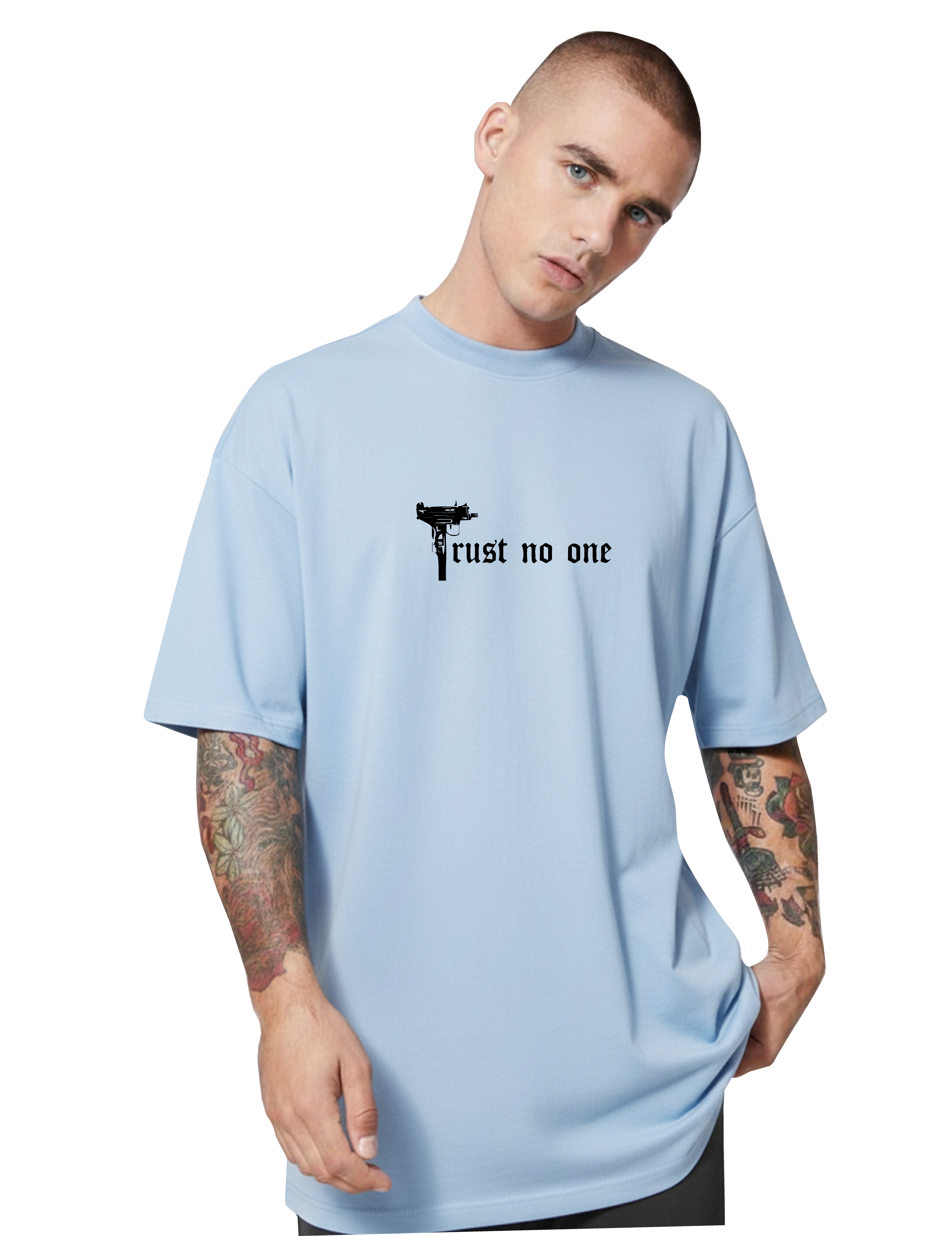 TRUST NO ONE AZUL BEBE